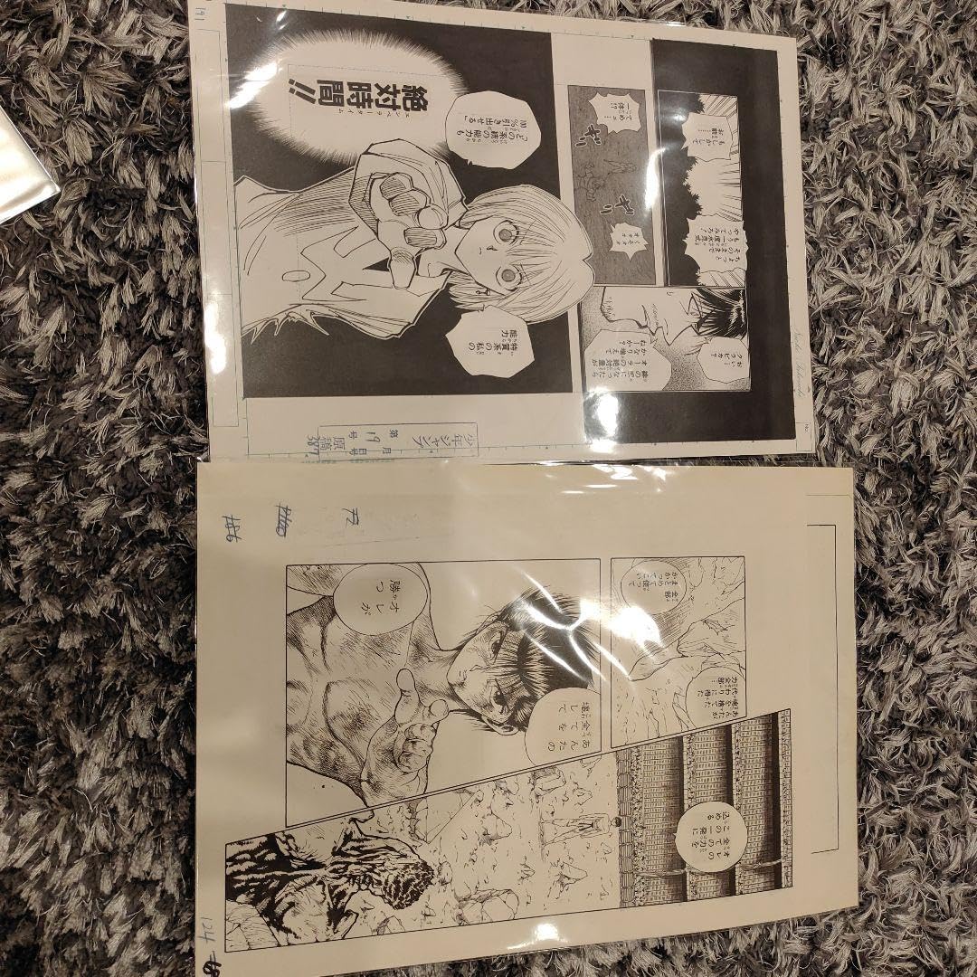 Amazon.co.jp: HUNTER×HUNTER 幽遊白書 冨樫義博展複製原画4点セット +